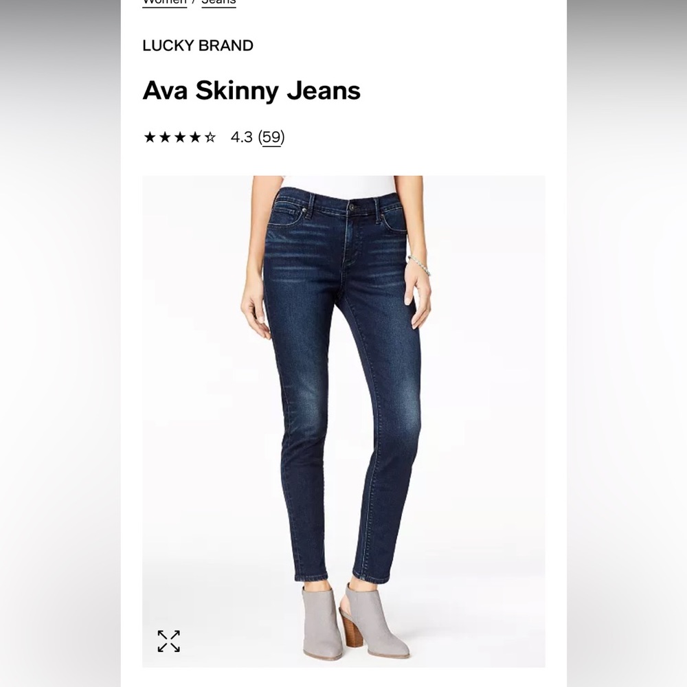 Lucky Brand Ava Skinny Jeans